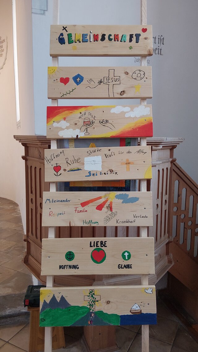 Brücke im Vorstellungsgottesdienst